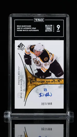 Brad Marchand 2009 Upper Deck Sp Authentic Future Watch Autographs #260 front