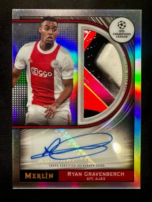 Ryan Gravenberch Merlin Match Ball Auto front
