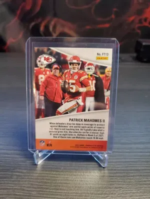 2022 Panini Donruss Elite - Full Throttle Green #FT13 Patrick Mahomes II back