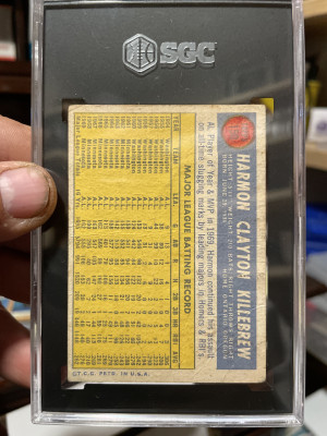 Harmon Killebrew back