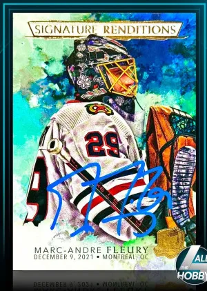 Marc-Andre Fleury 2021-22 The Cup Signature Renditions front