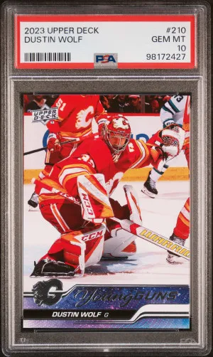 2023 Upper Deck Dustin Wolf front