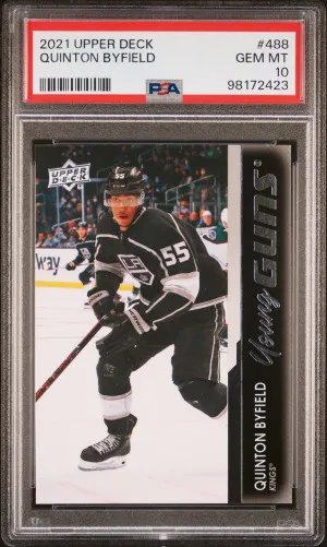 2021-2022 Upper Deck Quinton Byfield front