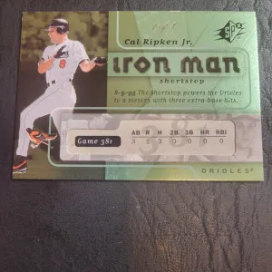 2007 SPX Cal Ripken Iron Man 1/1 front