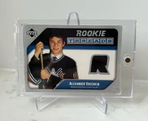 2005-06 Upper Deck Alexander Ovechkin Rookie Threads front