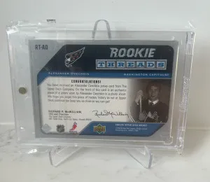 2005-06 Upper Deck Alexander Ovechkin Rookie Threads back