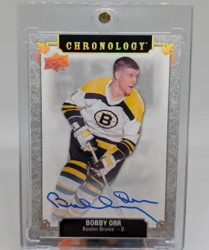 Bobby Orr Chronology Auto #FH-BO-BO front