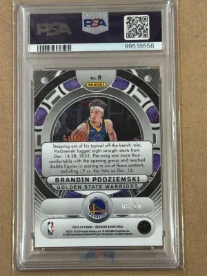 2023 Obsidian Brandin Podeziemski Orbital EE Molten Mojo /10 PSA 10 back
