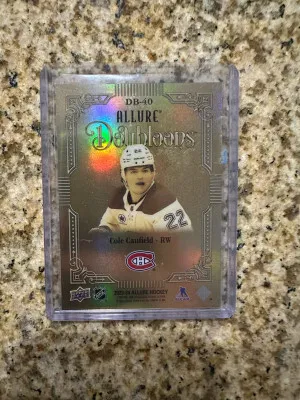 Cole Caufield Allure Doubloons Rare Insert back
