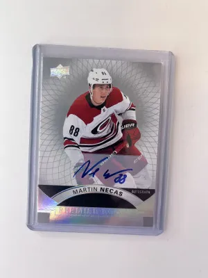 2017 UPPER DECK PREMIER #61 MARTIN NECAS ROOKIE AUTO RC front
