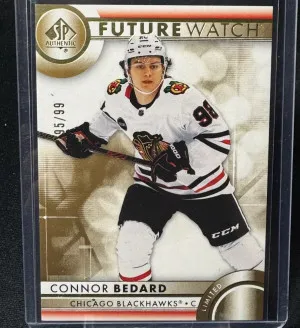 Connor Bedard Future Watch Rookie /99 Rare front