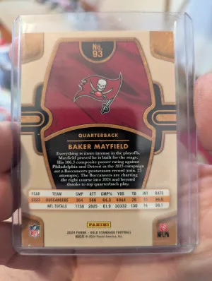 2024 Gold Standard Baker Mayfield /40 back