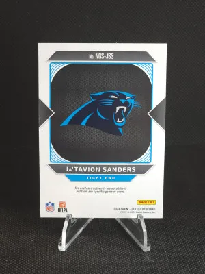 2024 Certified Ja'Tavion Sanders New Generation Patch Teal /50 #NGS-JSS back