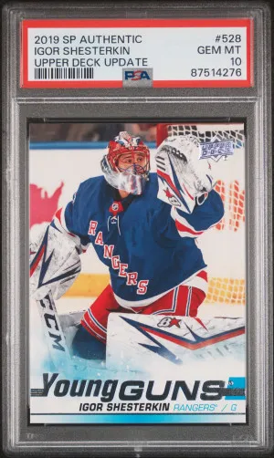 2019 Sp Authentic Upper Deck Update Igor Shesterkin Upper Deck Update front