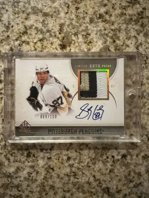 2010 Sidney Crosby Limited Auto Patch /100 front