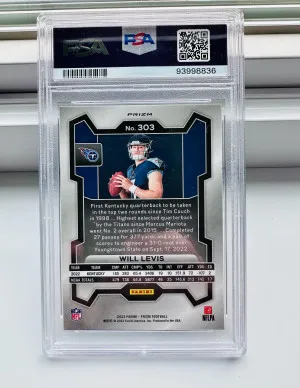 2023 Prizm Will Levis Variation Green Wave Prizm RC POP 5 back