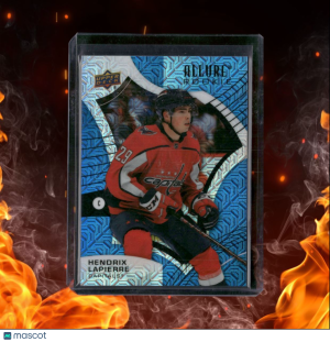 2021-22 Upper Deck Allure Hendrix Lapierre Blue Line Rookie 31/35 #103 front