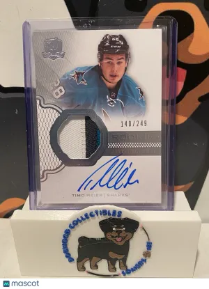 2016 The Cup Timo Meier Rookie Auto Patch 140/249 RPA front