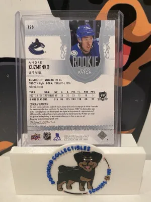 2022-23  The Cup - Andrei Kuzmenko Rookie Auto Patch 229/249 back