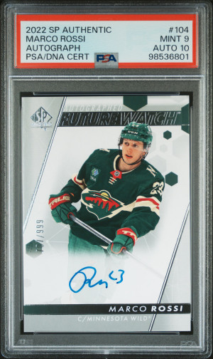 2022 Sp Authentic Marco Rossi Autograph front