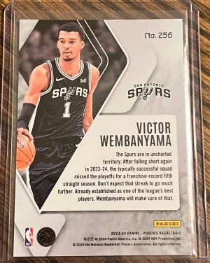 2023-24 Phoenix Basketball Victor Wembanyama back