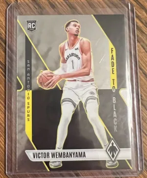 2023-24 Phoenix Basketball Victor Wembanyama Fade To Black front