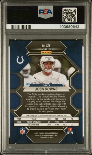 Josh Downs back