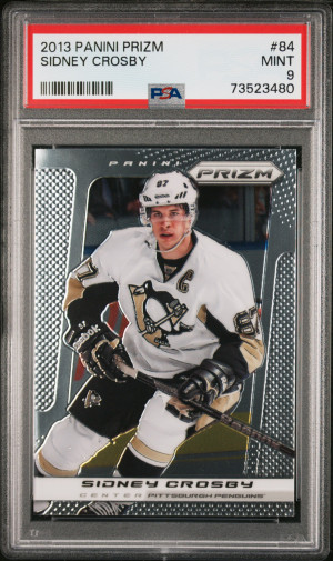 2013-14 Panini Prizm Hockey Sidney Crosby #84 PSA 9 Pittsburgh Penguins front