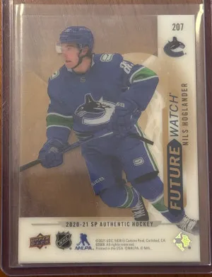 2020-21 SP Authentic FW Acetate Nils Hoglander back