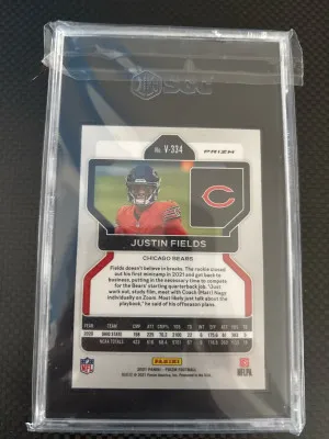 Justin Fields RC Prizm Variation SGC 9.5 back