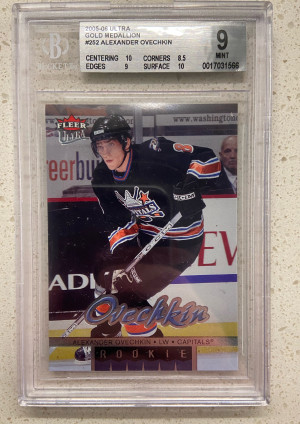 2005 Ultra Alexander Ovechkin BGS 9. High Subs! front