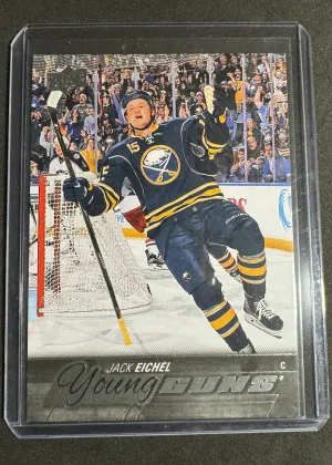 2015-16 Upper Deck Jack Eichel Young Guns front