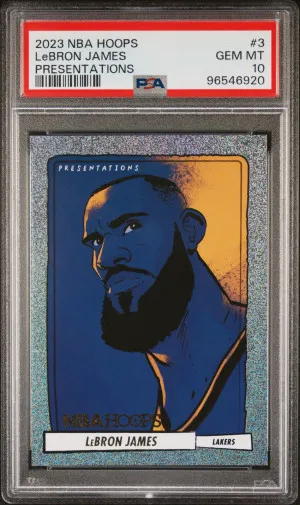 2023 Panini Nba Hoops Presentations Lebron James front