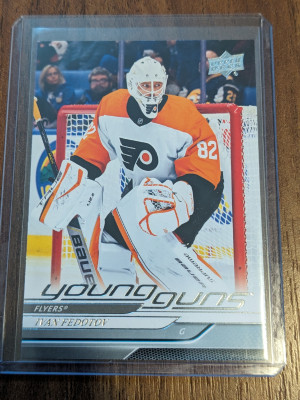 2024-25 Upper Deck Series 1 Young Guns #220 Ivan Fedotov Rookie front