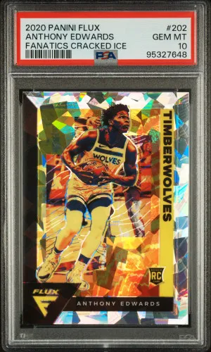 2020 PANINI FLUX | FANATICS CRACKED ICE
#202 ANTHONY EDWARDS front