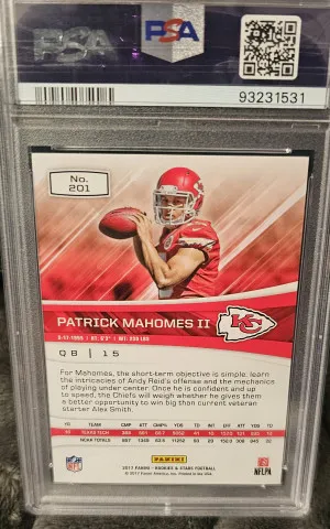 Patrick Mahomes 2017 Rookies And Stars back