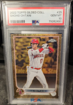 Shohei Ohtani 2022 Topps Gilded Coll  /99 front