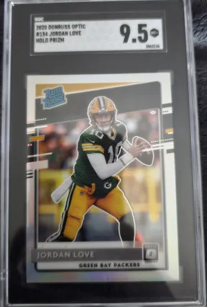 Jordan Love 2020 Optic Halo Prizm front