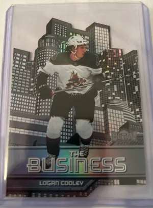 2023-24 Metal Universe The Business - Logan Cooley front