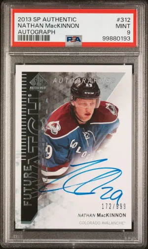 2013 Sp Authentic Nathan Mackinnon Autograph front