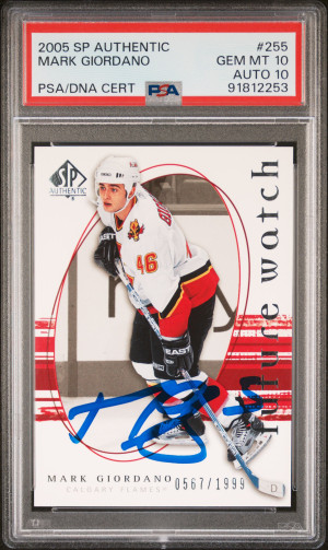 2005 Sp Authentic Mark Giordano front