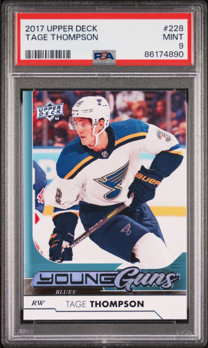 2017 Upper Deck Tage Thompson front