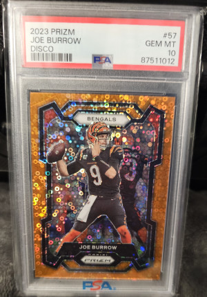 Joe Burrow 2023 Prizm Disco front