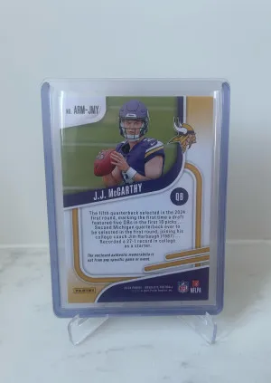 2024 Absolute JJ McCarthy Rookie Patch /49 back
