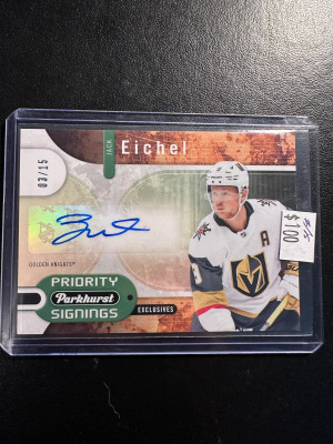 2024 priority parkhurst signings jack eichel /15 front