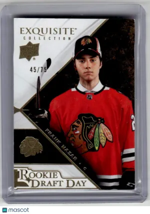 2023-24 UD Exquisite Collection Frank Nazar Rookie Draft Day 45/75 front