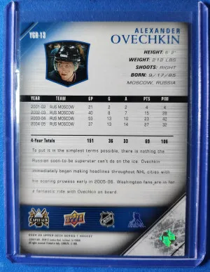 Alex Ovechkin Young Guns Renewed back