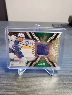 2021-22 SPx - Rookie Jersey Gold Spectrum #RJ-VP Vasily Podkolzin /99 (MEM, RC) front