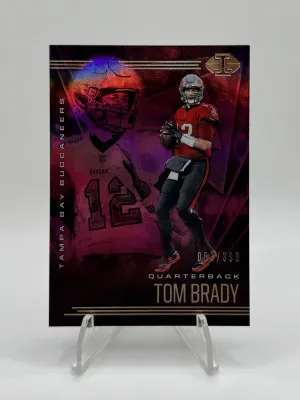 2020 Panini Illusions Trophy Collection Pink /399 Tom Brady #1 front