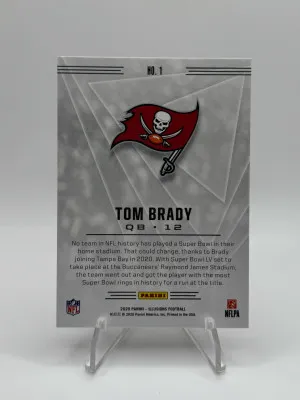 2020 Panini Illusions Trophy Collection Pink /399 Tom Brady #1 back